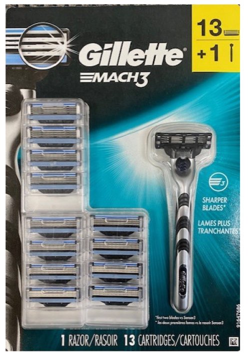 Triple Edge Refill Blades for Men's Razor