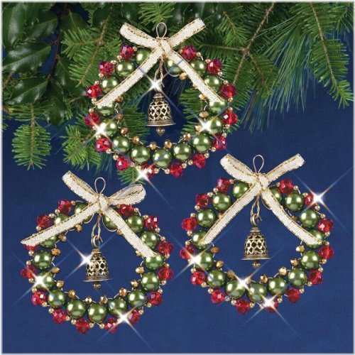 Festive Crystal Ornament Beading Set