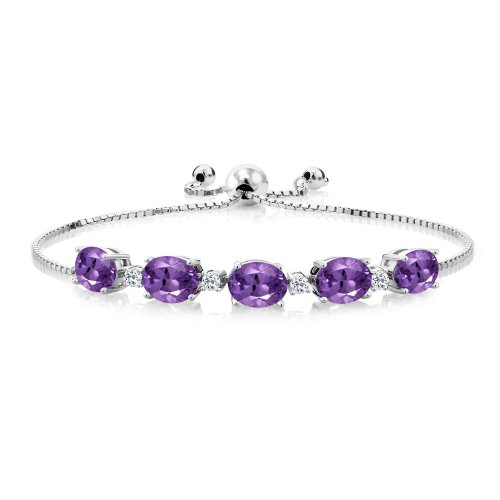 Sophisticated Gemstone Tennis Bracelet