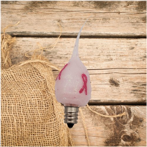 Pink Hope Night Light Bulb by Vickie Jean's