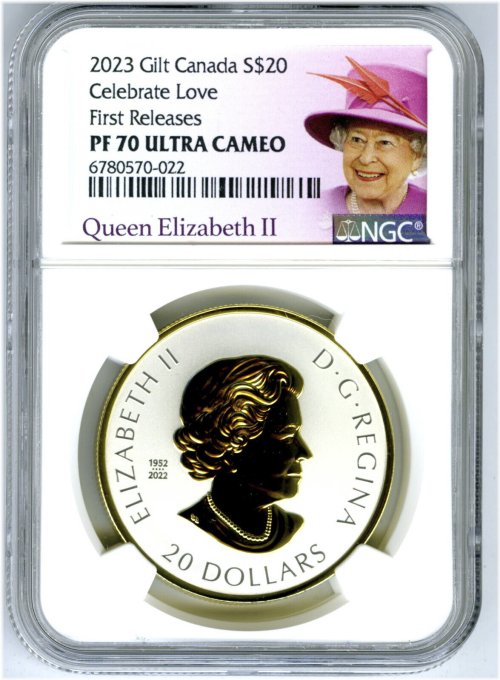 Elizabeth II Celebrate Love Silver Coin - 2023 Limited Edition