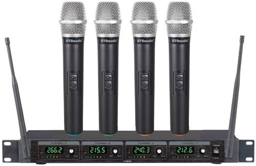 VHF Handheld Wireless Microphone System 380H by GTD Audio