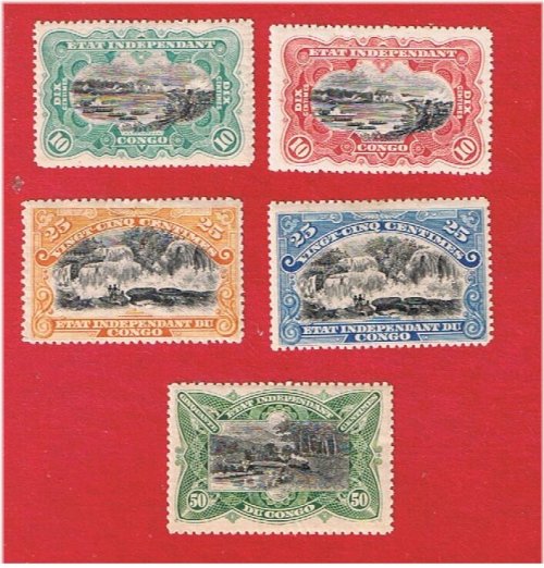 Congo Scenes Stamp Set