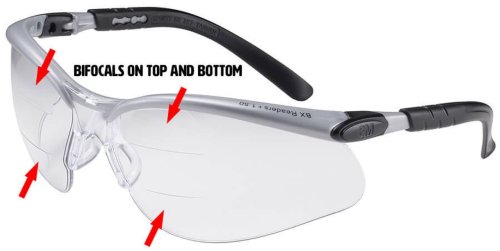 ClearVision Dual Focus Safety Glasses