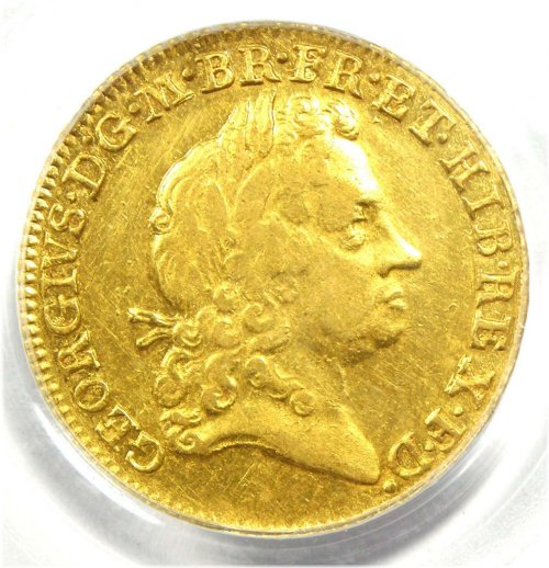 Georgian Gold Guinea - 1715 England - PCGS AU Details