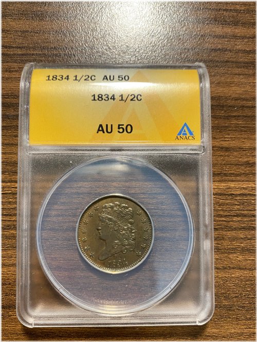 Copper Classic 1834-P Half Cent