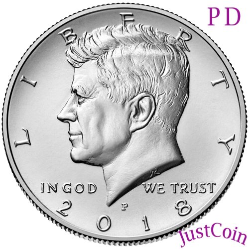 Kennedy Half Dollar Set - 2018 Uncirculated Clad Coins (P&D)