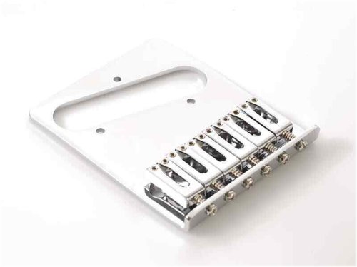 Chrome 6-Saddle Bridge for Telecaster Guitars