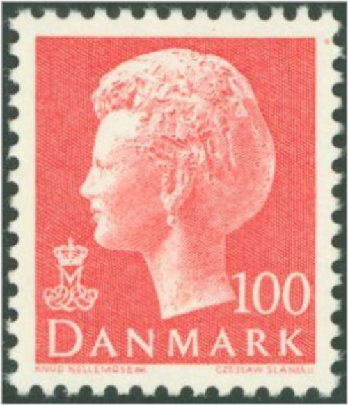 Nellemose Queen Margrethe II Stamp 1976
