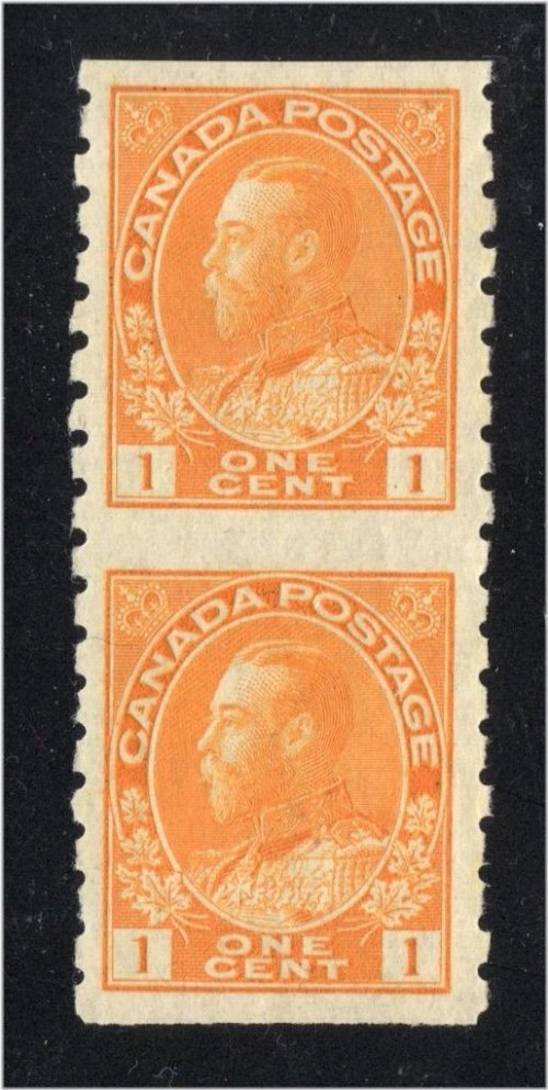 Maple Leaf Imperforate Pair