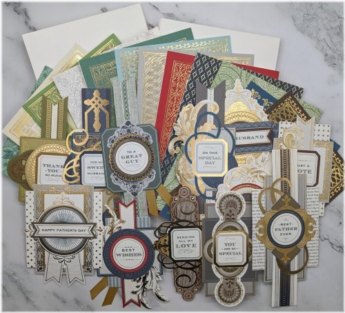 Vintage Gentlemen's Card Making Set