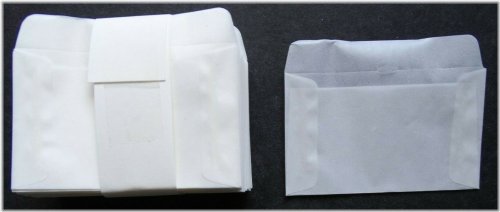 Glassine Stamp Envelopes, Size #1 (1 3/4" x 2 7/8") - Pack of 100