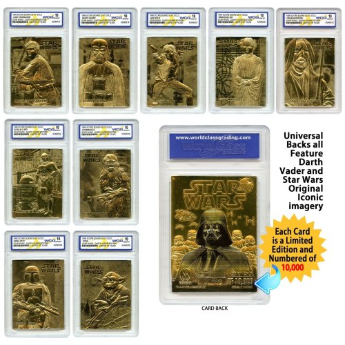 Galactic Gold Cards - Darth Vader Series