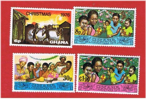 Ghana Christmas Stamps Collection