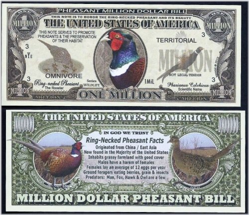 Wildlife Million Dollar Bill