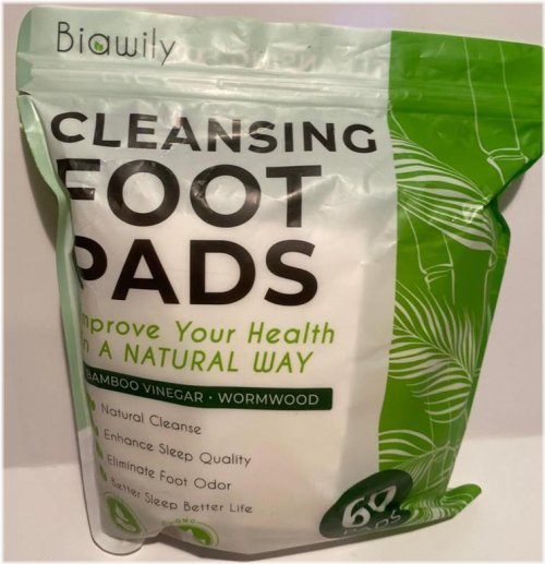 Natural Cleanse Foot Pads for Improved Sleep Quality (60 Pack)