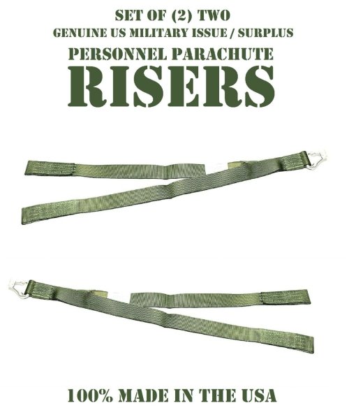 Airborne Aviator Parachute Riser Set