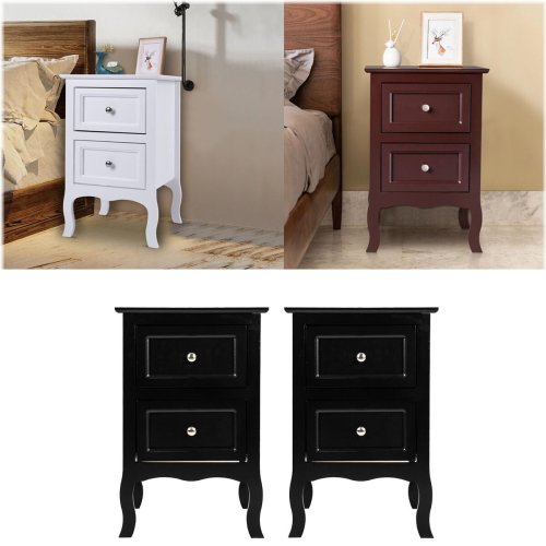 Drawer Night Duo - Bedside Storage Set for Bedroom and Sofa