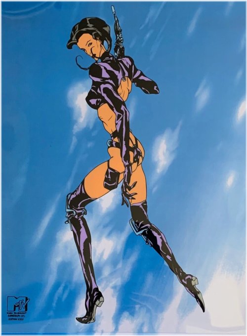 MTV Sericel Artwork - AEON FLUX Limited Edition