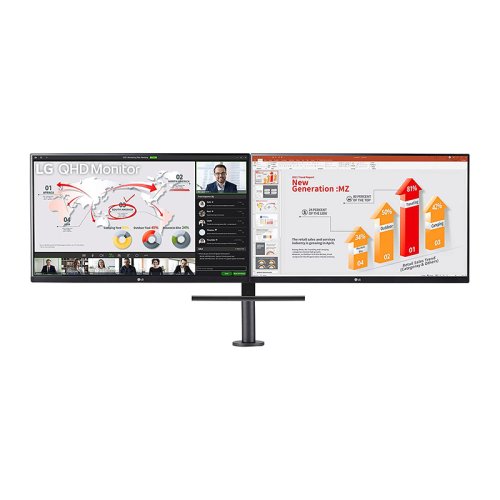 ErgoView 24" QHD IPS Dual Display Monitor