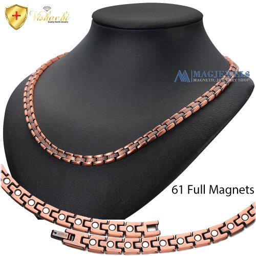 Copper Magnetic Jewelry Set