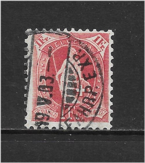 Helvetia Claret 1903 Stamp