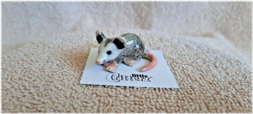 Thumbs the Opossum Miniature Figurine