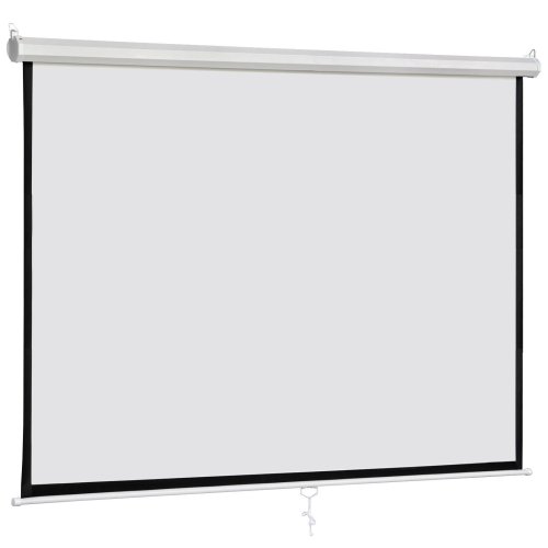 CinemaView Manual Pull Down Projection Screen