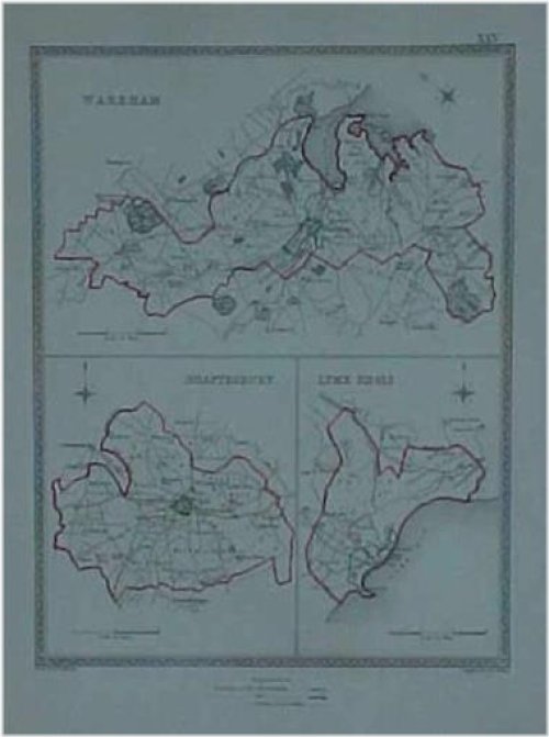 Dorset England 1835 Map