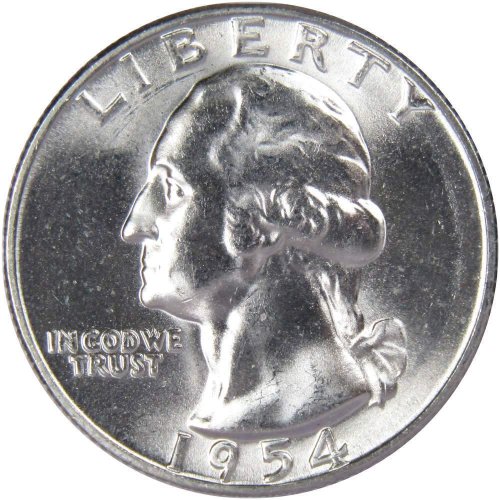 Silvery State Quarter - 1954 S Edition