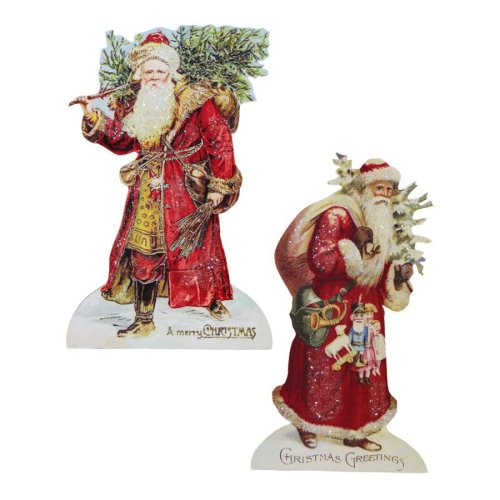 Festive Santa Vintage Display Set