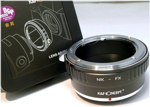 Nikon to Fuji Lens Adapter Ring by K&F Concept