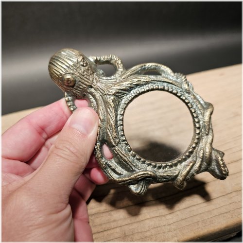 Brass Octopus Magnifying Glass