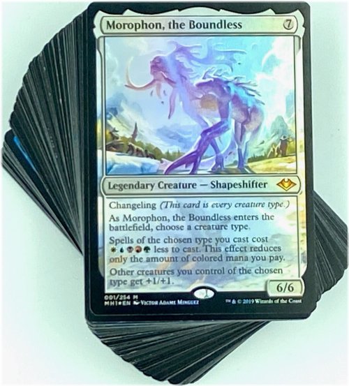 Dragon's Dominion: A Personalized MTG Deck with Morophon, the Boundless as Commander