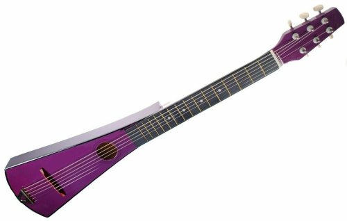 Purple Steel String Guitar with Travel Bag