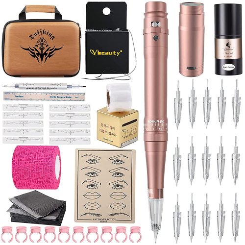 InkEase - Precision Tattoo Pen Kit for Long-lasting Cosmetic Enhancements