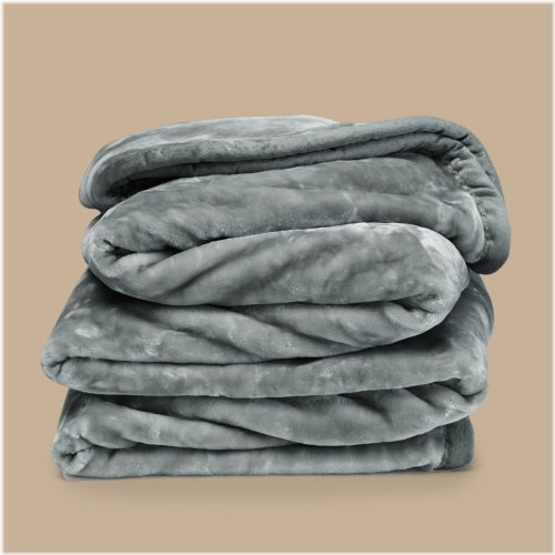 Faux Fur Reversible Bed Throw - Ultra Soft and Cozy Warm with Mink Feel