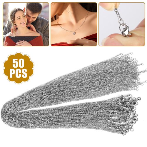 Silver Strand DIY Jewelry Chain Set