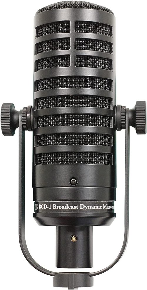 Dynamic XLR Broadcast Microphone - Black