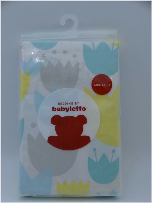 Tulip Garden Crib Skirt