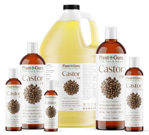 Organic Castor Oil - 100% Pure for Hair and Skin Care