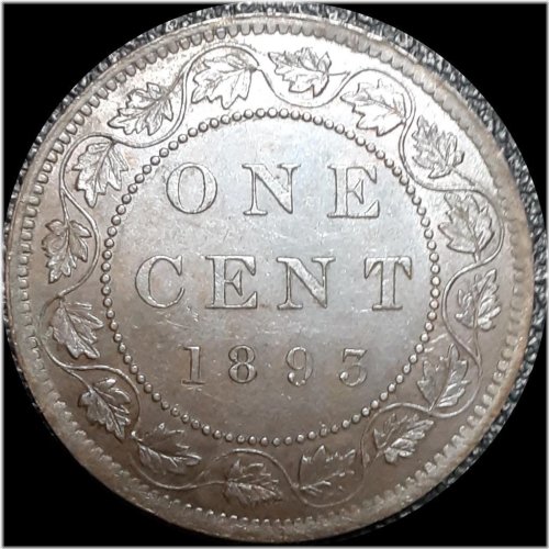 Canadian Vintage Large Cent - 1893 Uncirculated Brown #0028