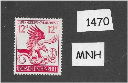 German Empire Historical Commemorative Stamps Collection