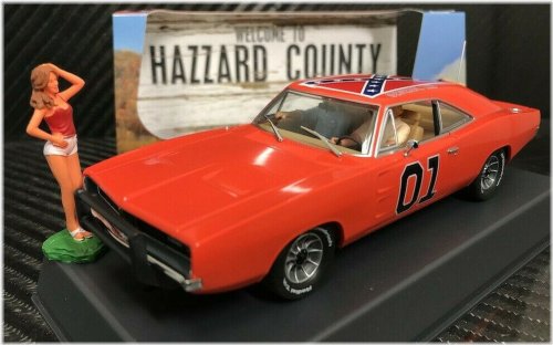 The Orange Charger - 1/32 Scale Slot Car