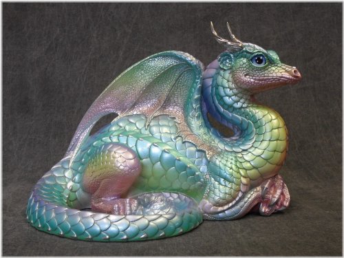 Rainbow Lap Dragon Statue by Windstone Editions
