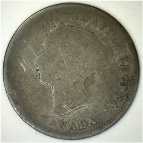 Victorian Era Canadian Silver Nickel