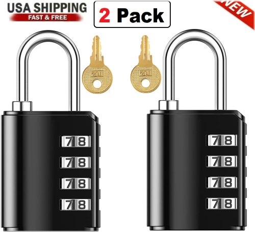 SecureGuard Combination Padlock with Keys