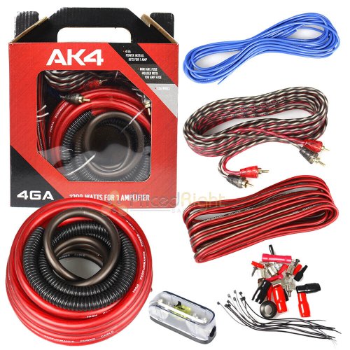 DS18 Complete Wiring Kit for Car Amplifier Installation