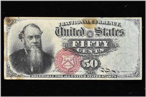 Stanton 50 Cent Extra Fine 4th Issue Note