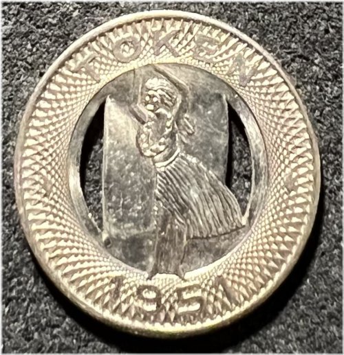 Hula Girl Commemorative Token